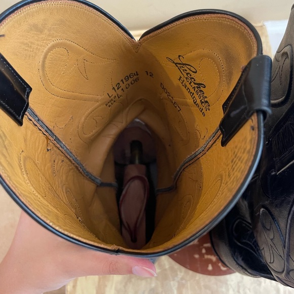 Lucchese Vintage BK LIZ/BK KANG Boots - Picture 10 of 12